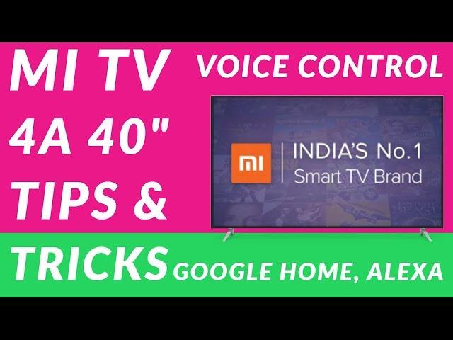 Mi Tv 40 inch Tips and trick | Google Home Control | technoZee