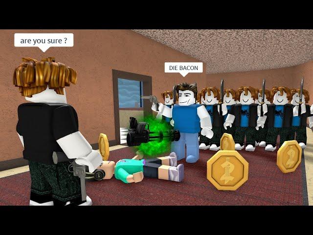 ROBLOX Murder Mystery 2 FUNNY MOMENTS (BACON 3)