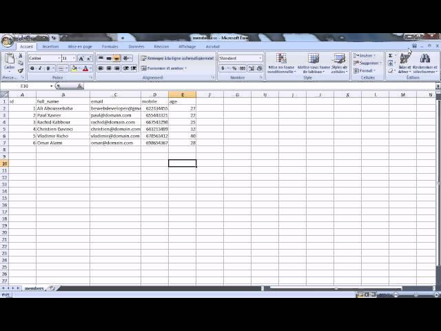 Import CSV to MySQL and Export from MySQL to CSV in PHP