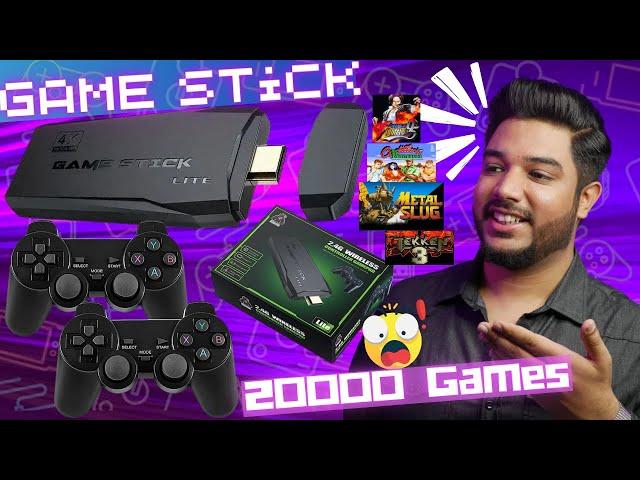 Game Stick Lite 4K ReviewBest Gadget Exist On Earth20000 Game️9 ConsoleRetro Game Dual Player