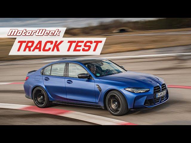 The 2022 BMW M3 Competition xDrive is a Supercar in Sedan Clothing | MotorWeek Track Test