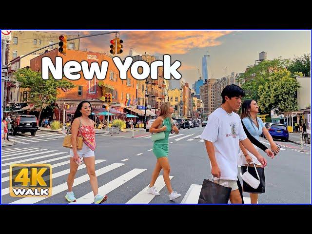 【4K】𝐖𝐀𝐋𝐊  NEW YORK City  Manhattan  Bleecker Street, walking tour 2023 NYC USA