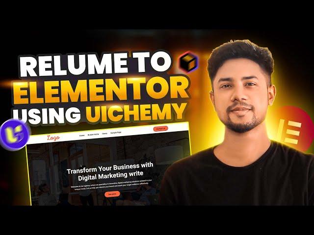 How to convert Relume to Elementor via UiChemy for Free