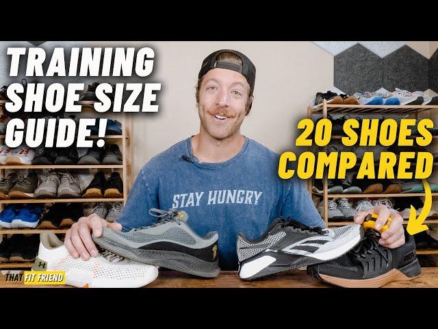 TRAINING SHOE SIZE GUIDE (2022 UPDATE) | From Narrow to Wide!