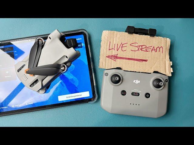 DJI Live streaming mit Drohne Anleitung Tipps Tricks mit DJI Mini 2 SE DJI Mini 3 Pro DJI Mini 4 Pro