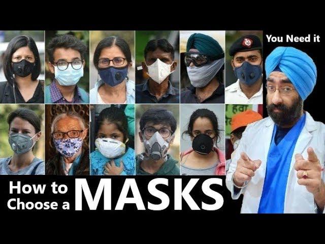 Top 5 MASKS to Protect from Air Pollution | How to Choose | Dr.Education (Hindi + Eng)