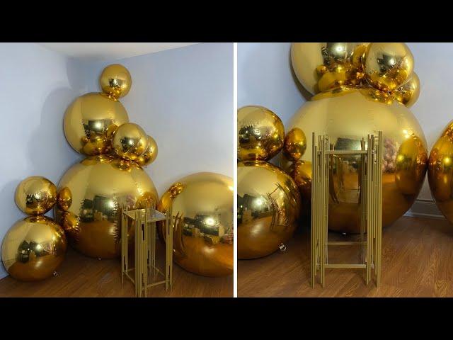 Gold Reusable Balloon Balls