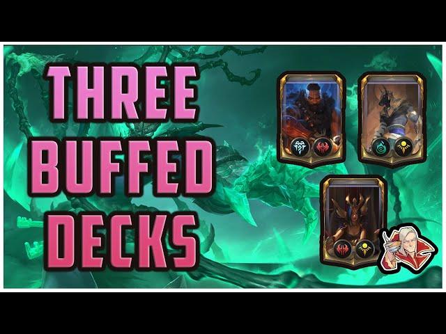 3 Decks With BUFFED Champions To Play Post Patch!