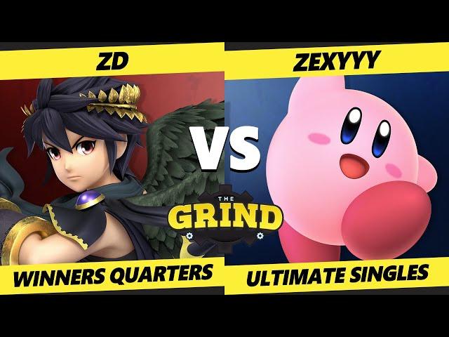The Grind 193 Winners Quarters - ZD (Dark Pit) Vs. Zexyyy (Kirby, Young Link) Smash Ultimate - SSBU