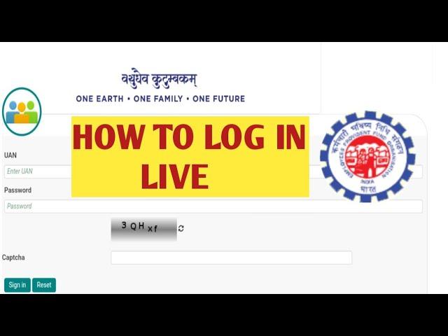 How to login pf portal #pf #epf #uan