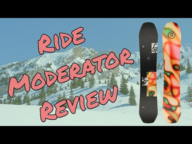 The 2025 Ride Moderator Snowboard Review