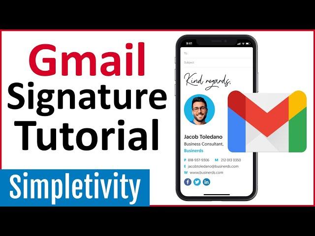 How to Create a Gmail Signature with Logo, Image & Links