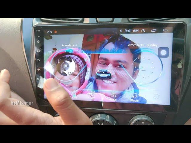 How to change theme wallpaper in megasonic car infotainment system