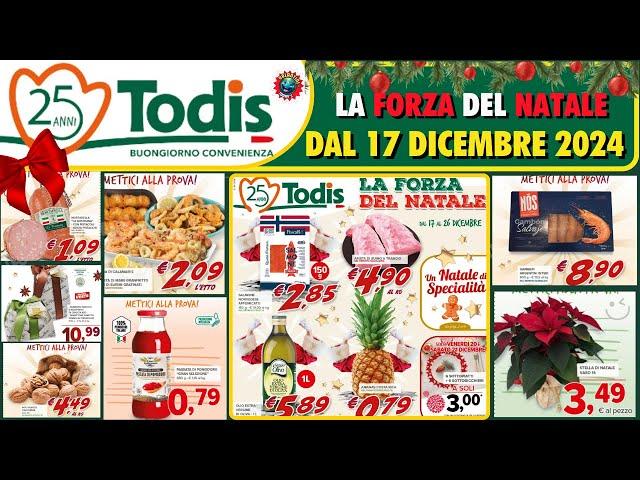 Volantino Todis dal 17 al 26 dicembre 2024  LA FORZA DEL NATALE OFFERTE IMPERDIBILI 🟩⬜️🟥 #anteprima