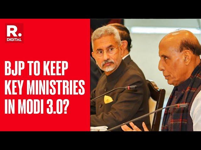 BJP To Keep Home, Defence, Finance & Foreign Ministries In Modi 3.0, Sources To Republic | Exclusive