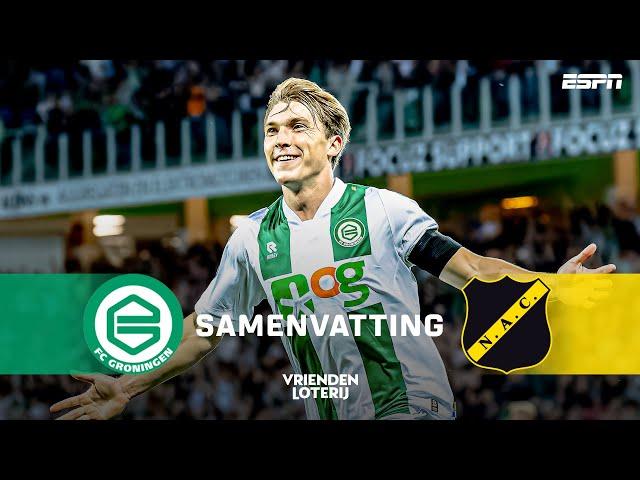  HEERLIJK BEGIN EREDIVISIE: 5️⃣ GOALS & VROEG ROOD 🟥⏱️ | Samenvatting FC Groningen - NAC Breda