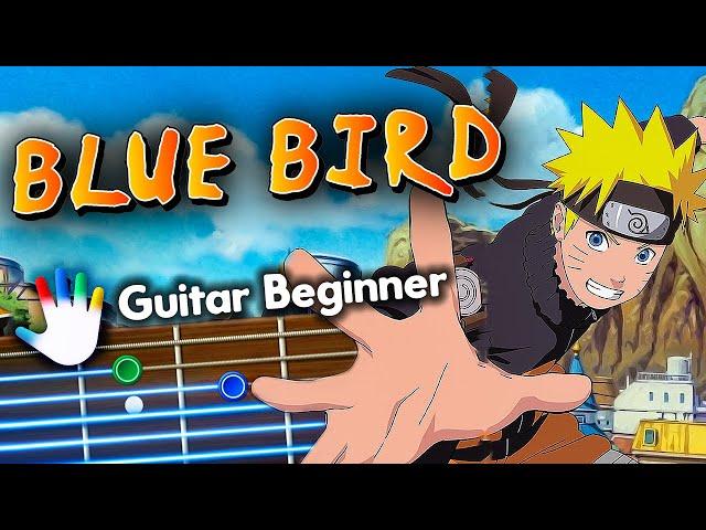 Blue Bird Guitar Lessons for Beginner Naruto Tutorial | How To Play Chords