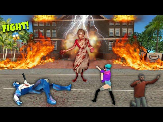 HORROR KAMLA Vs ROPE HERO In ROPE HERO VICE TOWN GAME (Fight)