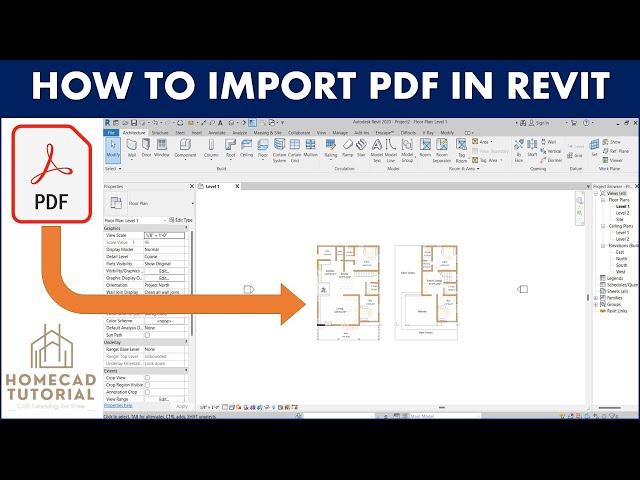 How to Import PDF In Revit