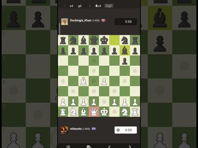 Napoleon Opening by mitsosts #shorts #chess