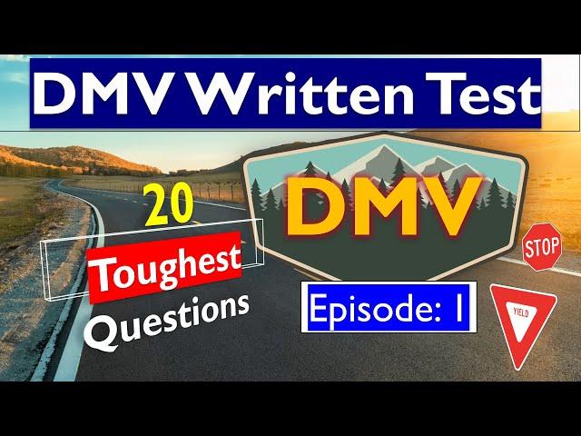 California DMV Written Test 2024 - 20 Toughest Questions Unveiled!