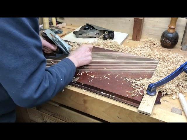 How to flatten a grandfather clock door