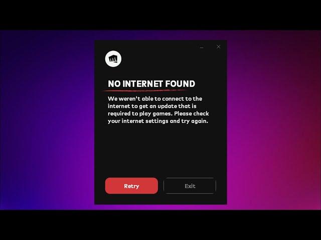 Valorant  - No Internet Found - Fix - 2023