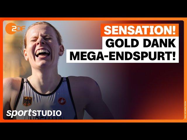 Deutsches Triathlon-Team holt Gold im Mixed | Olympia Paris 2024 | sportstudio