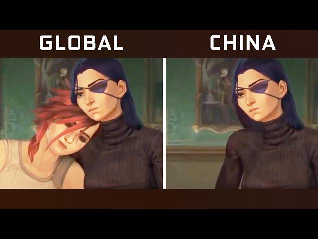 Arcane Season 2 Censorship in China (Comparison) Without LGBT