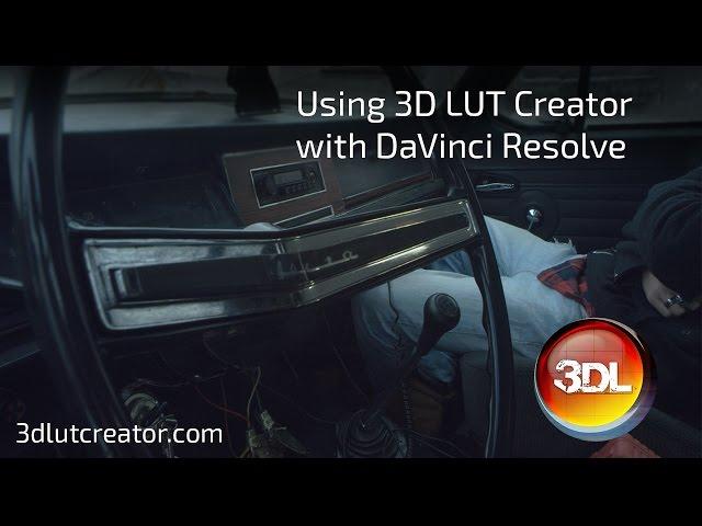 Using 3D LUT Creator with Davinci Resolve & Red Camera Footage