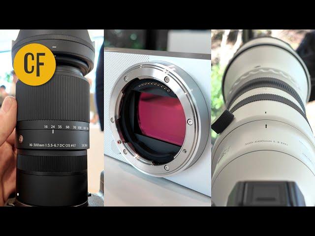 Hands on preview: Sigma BF camera, 300-600mm f/4, & 16-300mm lenses