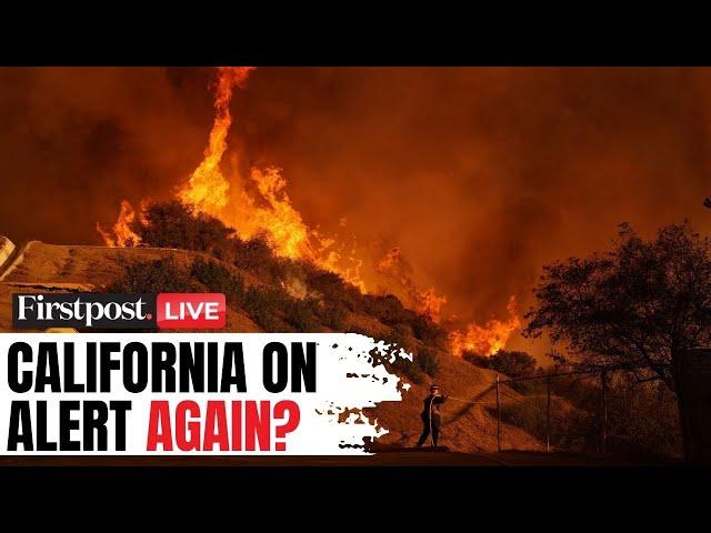 Wildfire in California LIVE: Amid Gusty Winds, Wildfire Risk Grows in Los Angeles | California Fires