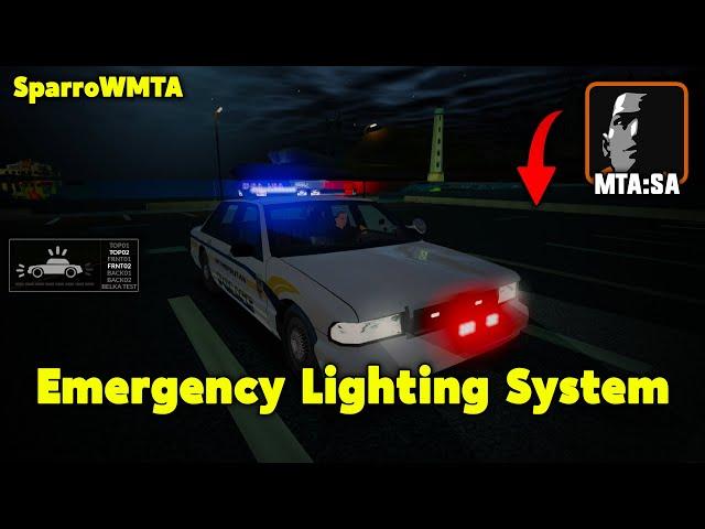 MTA:SA Emergency Lighting System Resource (MTASA ELS Script)