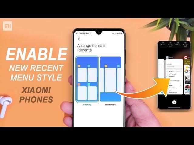 First Look Of Miui 12 Official Horizontal Recent Menu | Enable New iOS Style Recent Menu On Xiaomi