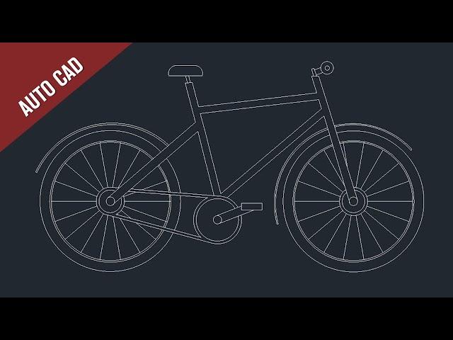 Cycle in Auto CAD || Practice Drawing (7)