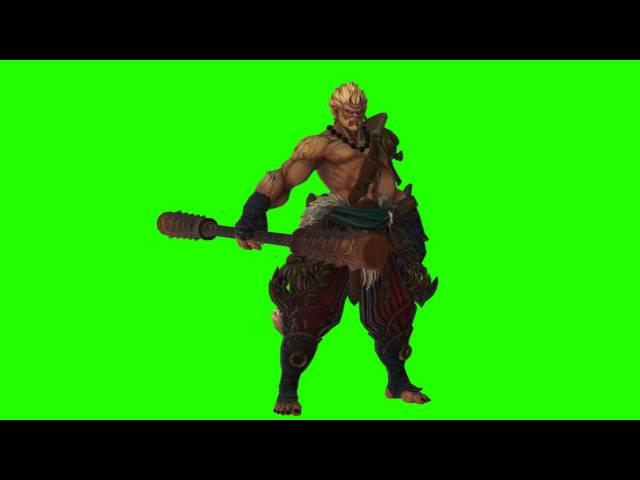 Sun Wukong animated smite chroma