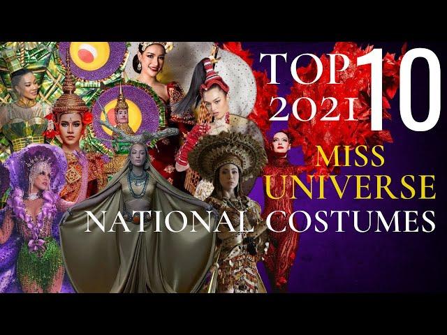 MISS UNIVERSE 2021 BEST IN NATIONAL COSTUMES  | TOP 10