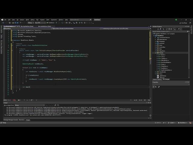 #8 BookStore Webbshop | Seed users and roles to database | ASP.NET Core MVC Project