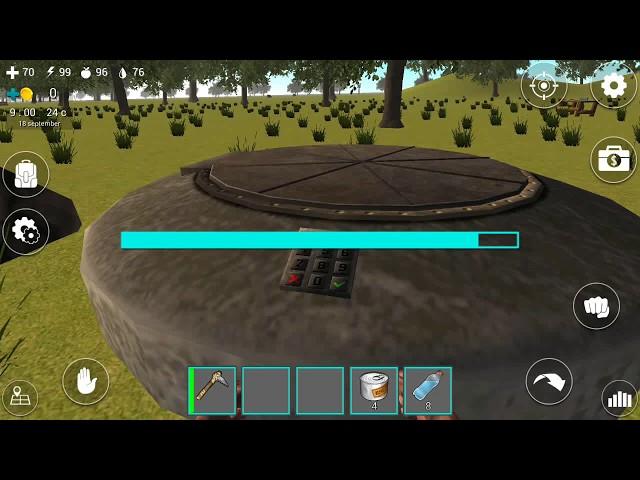 Underground Vault in Ocean Is Home:Survival Island