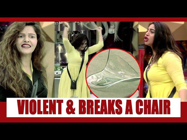 Bigg Boss 14 spoiler alert Day 79:Arshi Khan threatens Rubina Dilaik,gets violent and breaks a chair