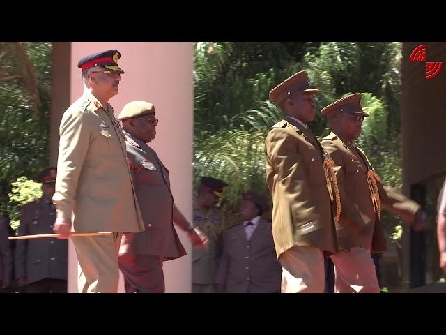 General Zubair Mahmood Hayat from Pakistan arrives at DHQ