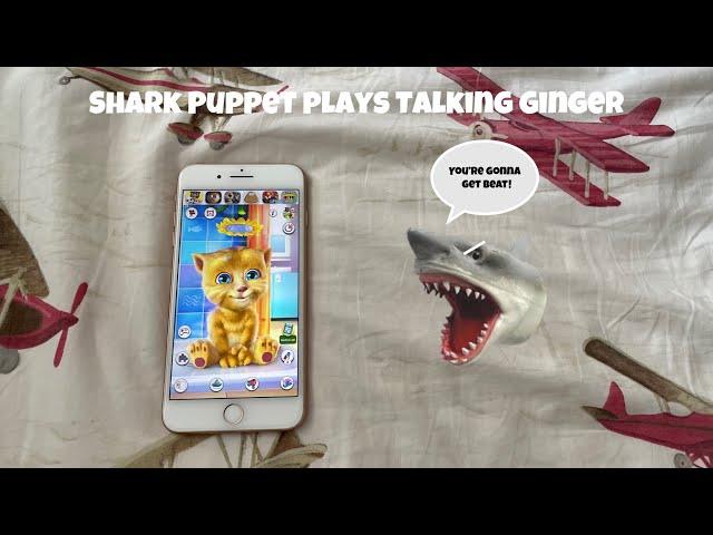 SB Movie: Shark Puppet plays Talking Ginger!