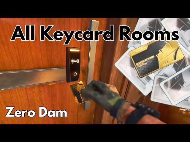 All Zero Dam Keycard Rooms - Delta Force: Operations