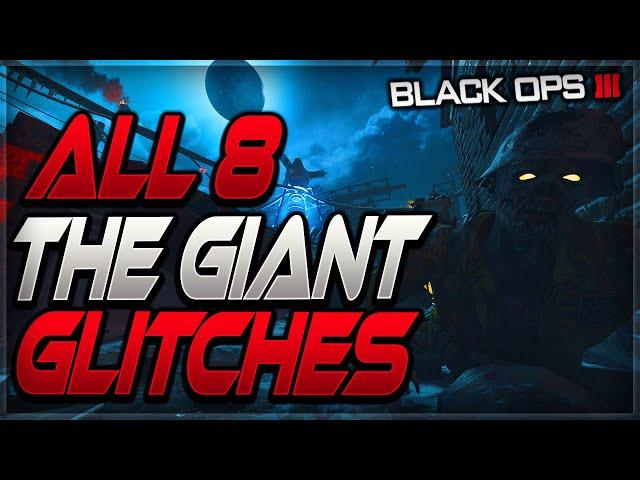 ALL *8* WORKING GLITCHES on THE GIANT ( Pile Up/ God Mode/ Wallbreach) | COD BO3 GLITCHES 2023 !