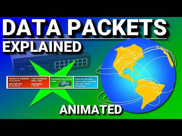 Data Packets - How does the internet send data?