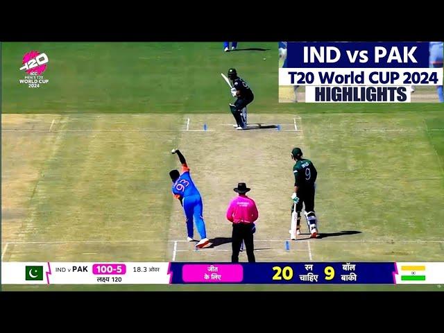 India Vs Pakistan T20 World Cup Match Highlights