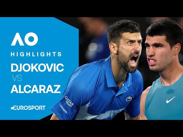 Novak Djokovic vs Carlos Alcaraz | Quarter Final | Australian Open 2025 Extended Highlights 