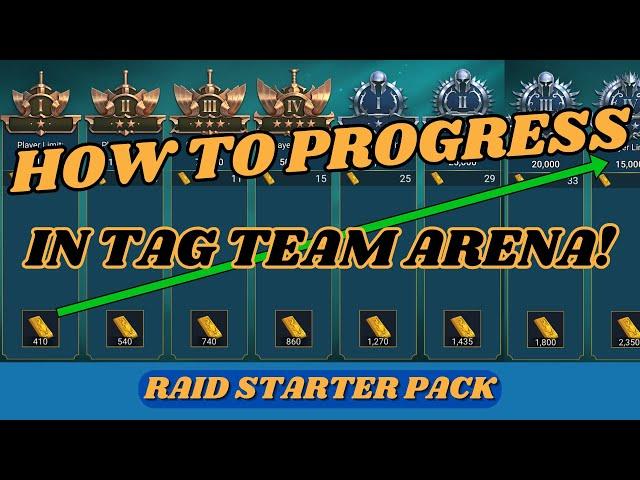 The Best Ways to Tackle Tag Team Arena! | RAID Starter Pack | RAID: Shadow Legends