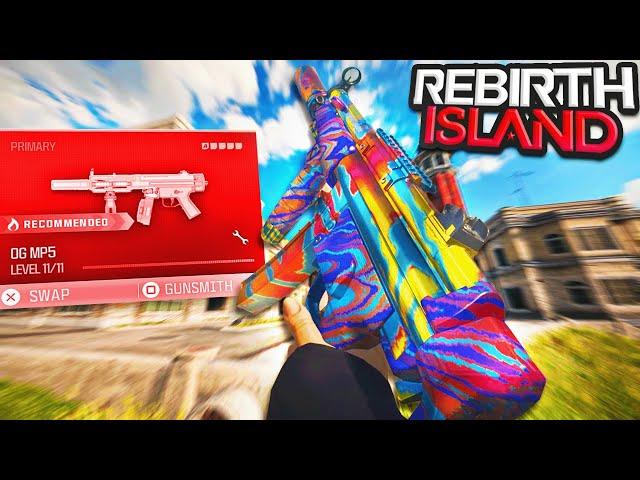 the *NEW* MP5 is UNBELIEVABLE on REBIRTH ISLAND ️