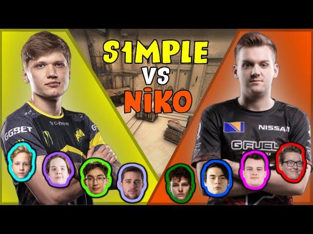 S1mple vs FaZe Niko (With Monesy and Rain) - Fpl Csgo Stream Battles